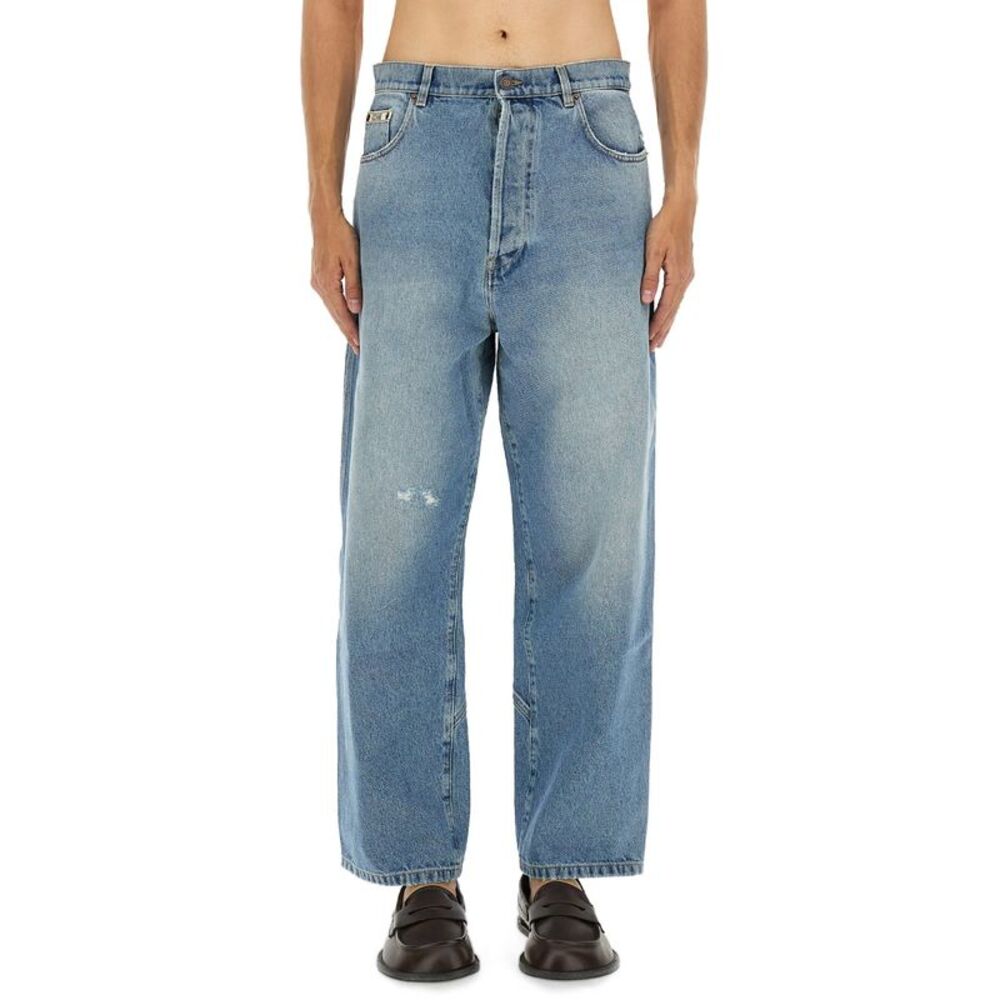Moschino Men Cotton Denim Jeans